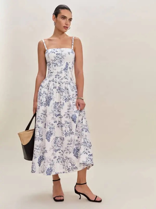 Nwt Reformation Katarin Dress In Carla - Size 2
